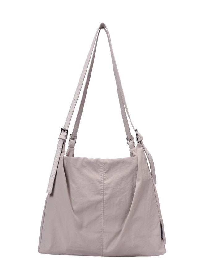 Lino Perros Womens Grey Hobo Bag - Image 1